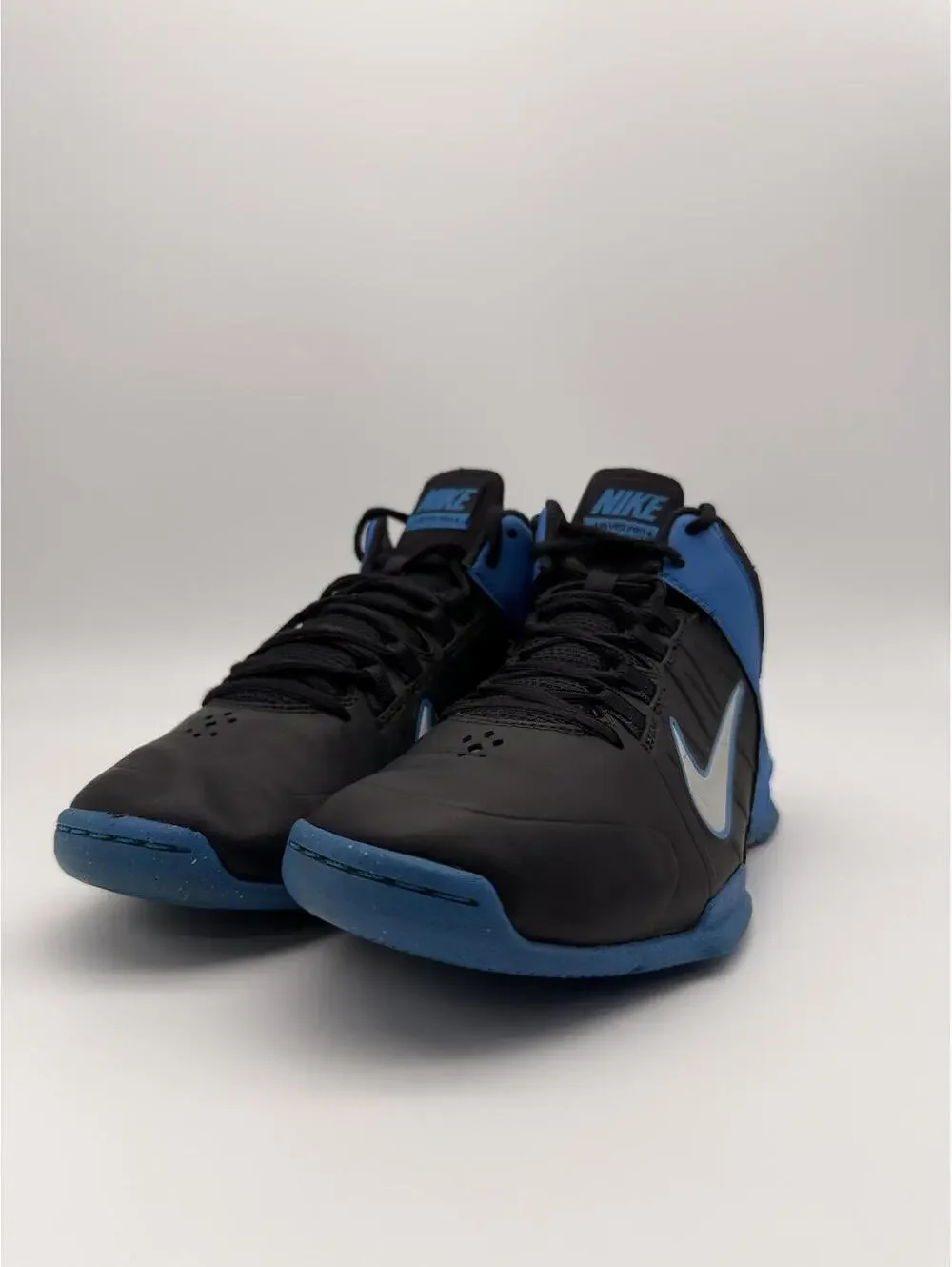 Nike Air‎ Visi Pro IV Men's Basketball Shoe Black Blue Size 8